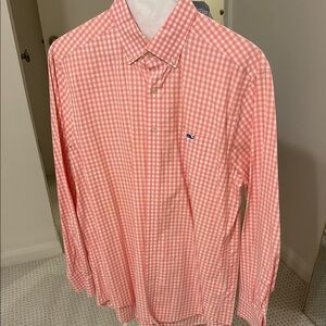 Vineyard Vines Pink Casual Button Down Shirt